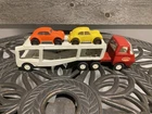 Mini Tonka Car Carrier Vintage With Two Volkswagen Mini-Totes