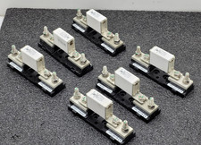 Lot of 6 Bussmann Buss 170M1368 125A 690V Fuse w/ 170H1007 Base 400A 1000V