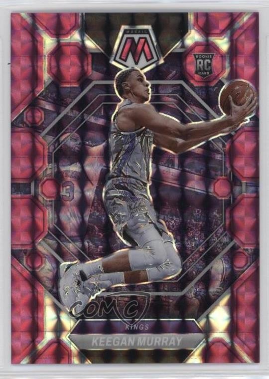 2022-23 Panini Mosaic Rookies Pink Mosaic Prizm 102/149 Keegan Murray #227 mb2