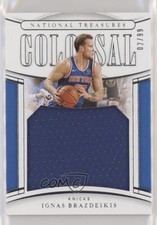 2019-20 National Treasures Colossal Rookie Materials 2/99 Ignas Brazdeikis s3g