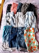 Big Bundle Of 12 Boys Shorts 8x 5-6 Years & 4 X 6-7 Years Good Used Condition