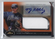 2012 Topps Finest Orange Refractor 71/99 Tyler Pastornicky #AJR-TP Auto 2t4