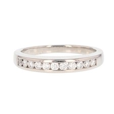 .26ctw Round Cut Diamond Channel-Set Wedding Band Ring Platinum Size 5.75