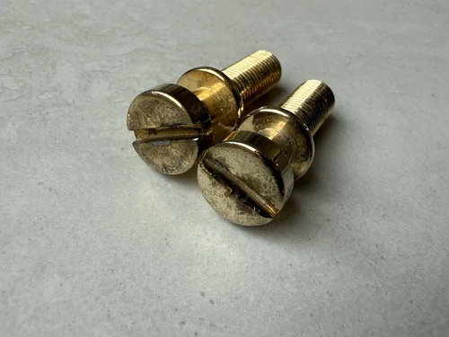 Vintage 1960s Gibson Tailpiece Studs Gold Les Paul SG Custom ES