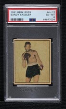 1951 Berk Ross Hit Parade of Champions Sandy Saddler #4-12 PSA 6 00pn