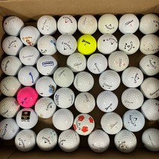 Mixed Brand Golf Balls Lot 50 Titleist Callaway Srixon TaylorMade Used