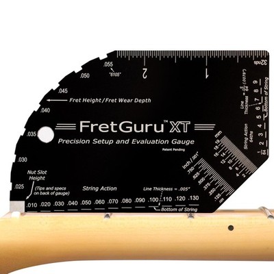 XT Guitar String Action Gauge   Pro Fret Rocker, Bridge & Pickup Spacing Rule...
