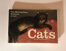 Cats Vintage Postcard Book Metropolitan Museum of Art 30 Full-Color Cards