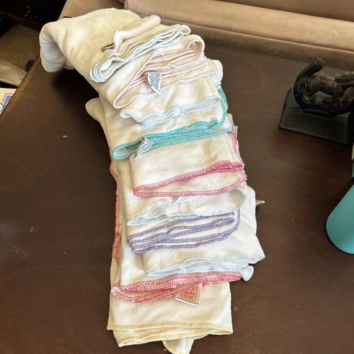 Orange Diaper Company ODC Terry Flats Infant Size - Lot Of 10