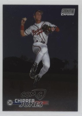 2023 Topps Stadium Club Chrome Chipper Jones #144 HOF 0x2a