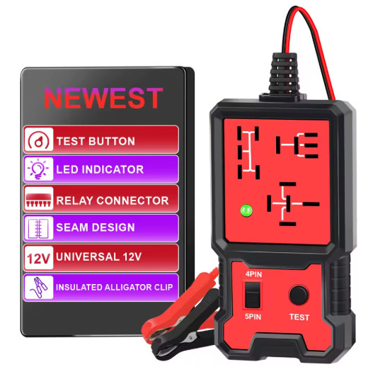 Car Relay Tester Universal Automotive Relay Tester 12V 4 & 5 pin Pro Auto Test