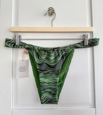 NWT Cult Gaia new 'Manon' green bikini bottom size XL