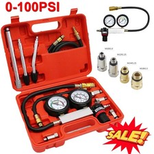 Multi-function Cylinder Leak Down Tester Gasoline Engine Compression Gauge Test