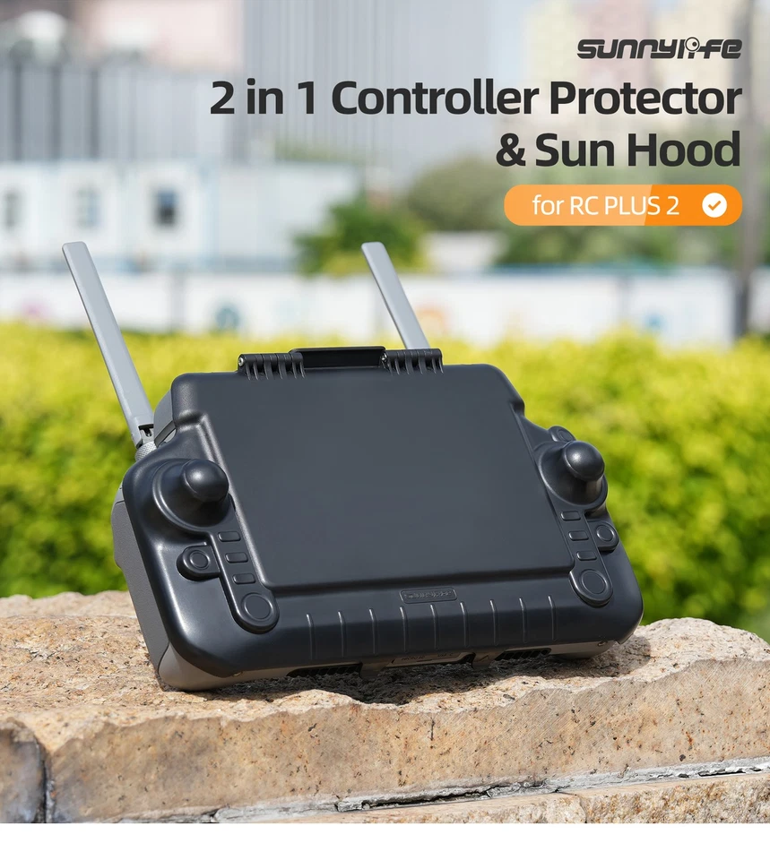 Controlador remoto RC PLUS 2 parasol parasol para dron DJI Matrice 4T 4E 400 EC Foto 2 de 4