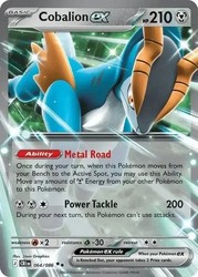 Cobalion ex 064/086 Chaos Rising Double Rare Holo