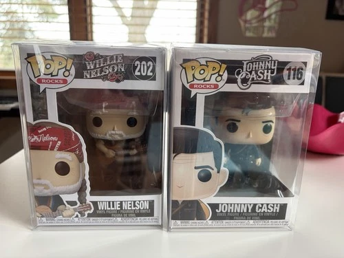 Funko Pop! Rocks Lot – Country Legends (Johnny Cash & Willie Nelson)