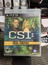 CSI: Crime Scene Investigation - Fatal Conspiracy (Sony PlayStation 3, 2010)