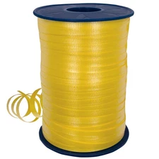 Morex Crimped Curling Ribbon .1875"X500yd-Yellow