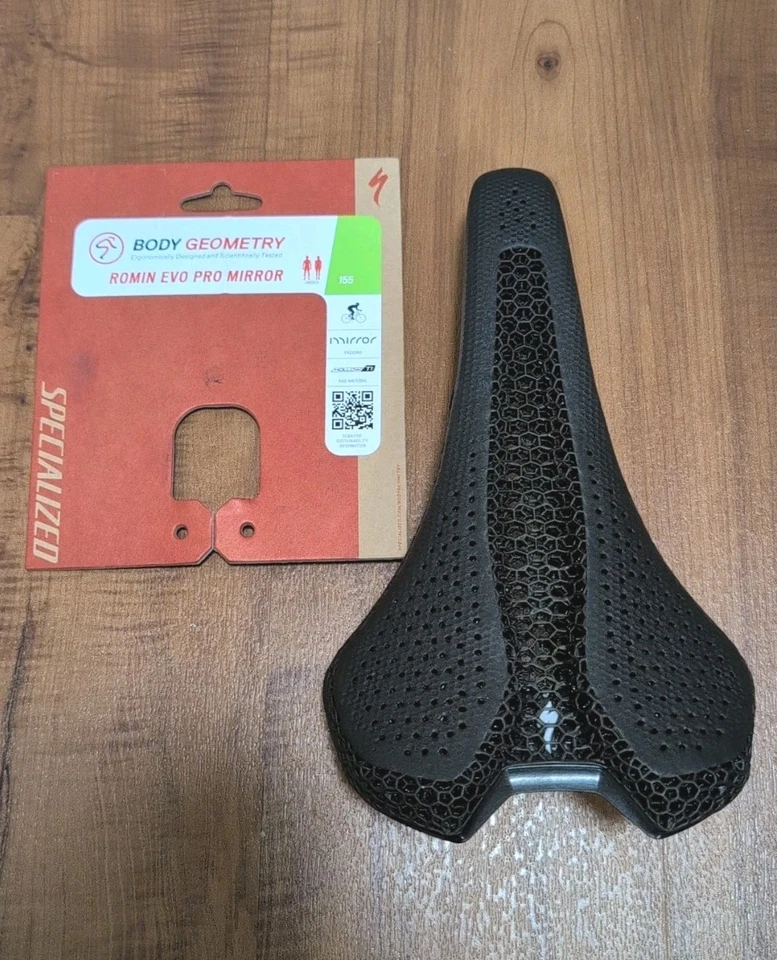 🚴Espelho especializado Romin Evo Pro impresso em 3D 155mm selim trilho oco Ti🚴🏾NOVO - Imagem 3 de 4