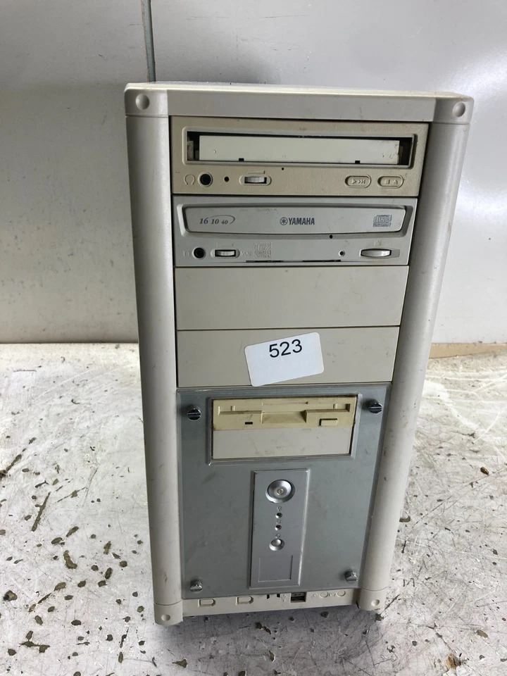 Vintage Retro Beige ATX Sleeper Gaming Case