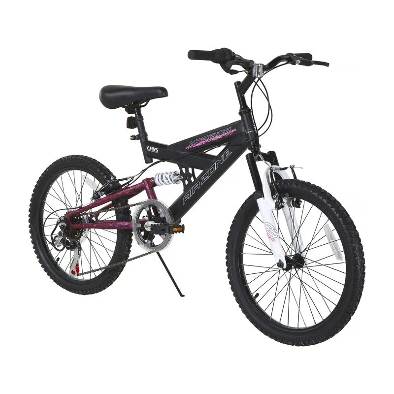 Bicicleta de Montaña 20 Pulgadas Niñas Doble Suspensión 6 Velocidades Off Road Niños Bicicleta Nueva Foto 2 de 4