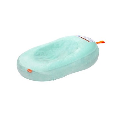 Boon Puff Inflatable Baby Bather - Infant Bathtub 1 Count (Pack of 1), Mint 
