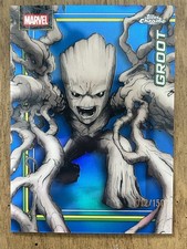 2024 Topps Chrome Marvel Groot #046 Blue Refractor /150 NM⁠ MCU Guardians