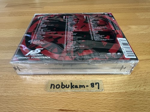 Persona 5 Original Soundtrack OST 3CD Music CD Japan - Foto 2 di 6