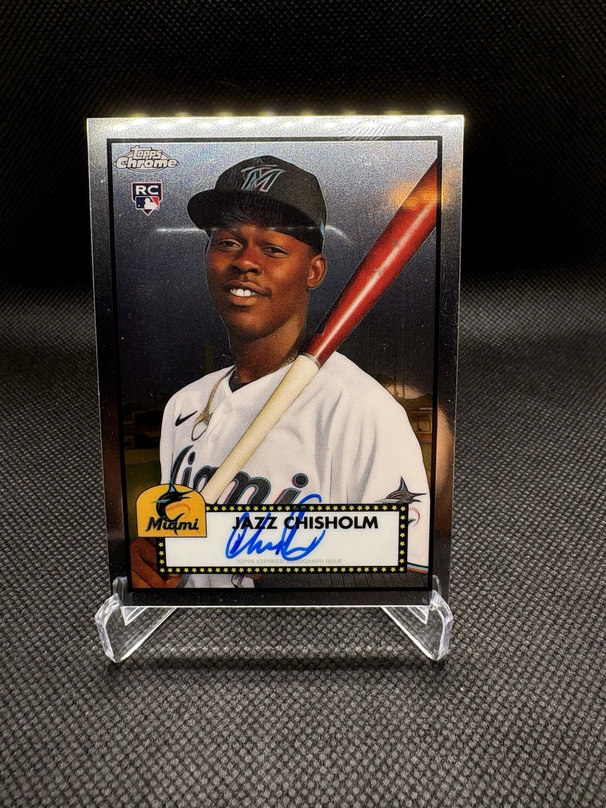 2021 Topps Chrome Platinum Anniversary - #PA-JZC Jazz Chisholm RC Auto YANKEES