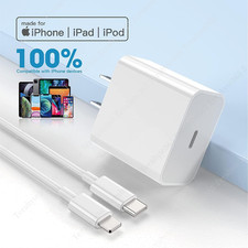 New 20W PD Fast Charger Cube Type C Cord For iPhone 17 16 15 14 13 12 11 Pro Max
