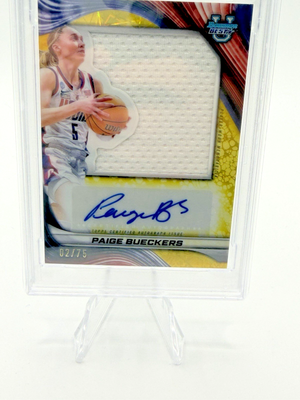 2024-25 Bowman University Best - Prospect Jumbo Relic Autographs 2024 BOWMAN PAIGE BUECKERS AUTO