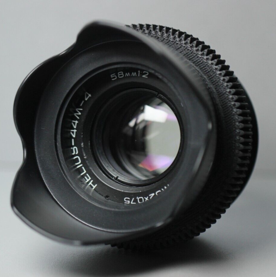 🎥 Helios 44M-4 58mm f/2 mount m42  with adapter Canon EOS