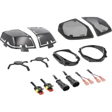 SADDLE TRAMP 3501-2042 BC-HDC69-2 Saddlebag Lid with Speaker Cutouts rear - fl