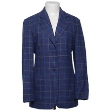 Robert Ley, Blazer, Größe: 36, Blau, Acetat/Viskose, Karo, Tweed, Damen #3gf
