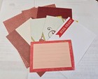 Creative Memories Set Of 8 Photo Mats And Journal Box Reversible Red Scrapbook — photo 1