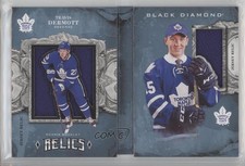 2018-19 Upper Deck Black Diamond Rookie Booklet Relics /199 Travis Dermott xp6
