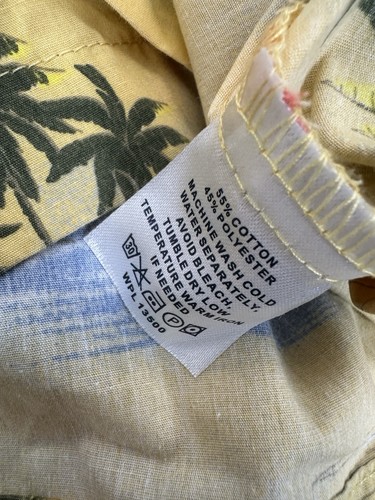 Blue Generation - Island Cocktails Floral Pattern All Over Mens Lg. Shirt - Picture 6 of 6