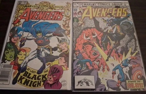 2 Vintage Bronze Age Marvel The Avengers 225 & 226 Comic Book Lot