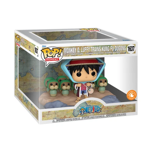 Funko Pop! Moment One Piece - Monkey D. Luffy Trains Kung Fu Dugong (Crunchyroll