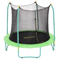 Xtreme Air 8' Outdoor Trampoline, No-Gap Enclosure, Anti-Rust Steel