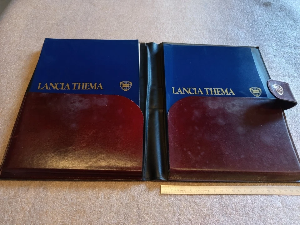 raro press kit originale 1984 presentazione Lancia Thema - Immagine 3 di 4