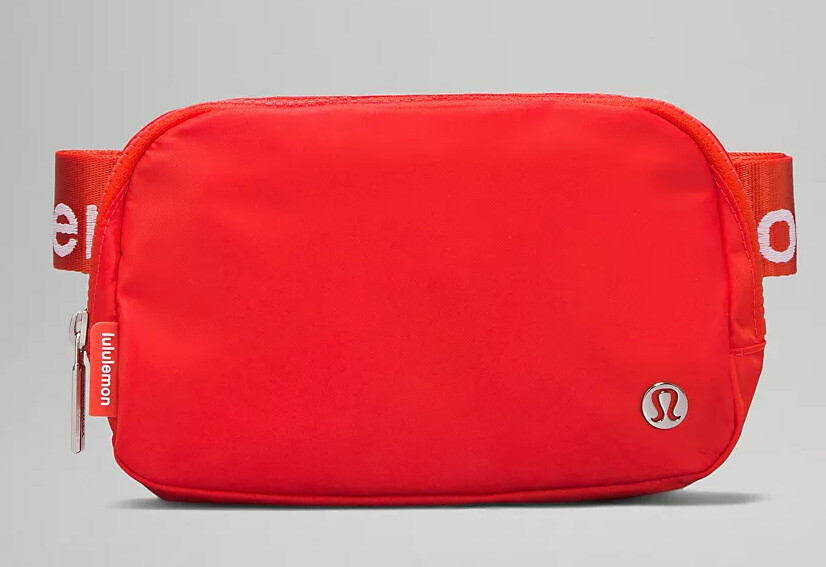 lululemon belt bag strap length Everywhere Belt Bag with Long Strap 1L - Burgundy Bay/Silver