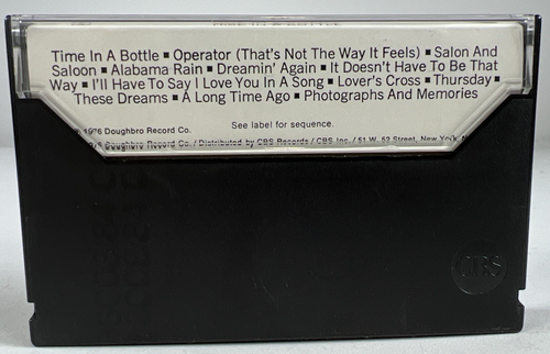 Jim Croce Time in a Bottle Cassette 1976 JZT 35000 - Picture 2 of 5