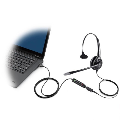 VoiceJoy Quick Disconnect) Connector to USB Adapter Cable with Volume Adjust - Zdjęcie 6 z 8