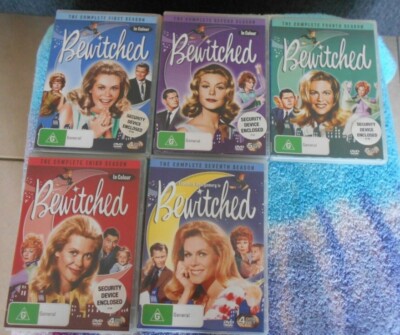 Bewitched DVD Seasons 1,2,3,4,AND 7. FREE POST