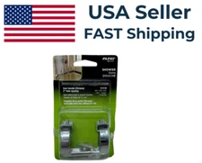 Prime-Line Diecast Shower Door Handle Set Chrome 2" M6158