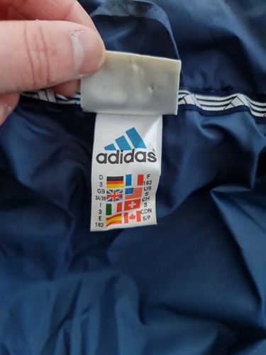 Adidas Originals Retro Football Padded Bench Coat Football Casuals Sz 34"/36" - Picture 11 of 12
