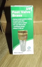 Water Source TFV75NL 3/4" Brass- Foot Valve H44