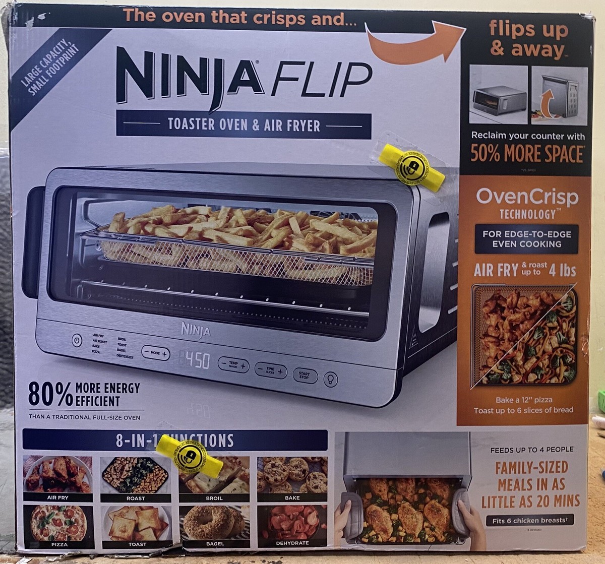 Ninja Flip Away Ninja Air Fryer Oven That Folds Up Ninja Foodi