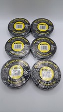 6-Pack Satco 90-1420 Black PVC Insulating Electrical Tape 3/4" x 60' 7 mil